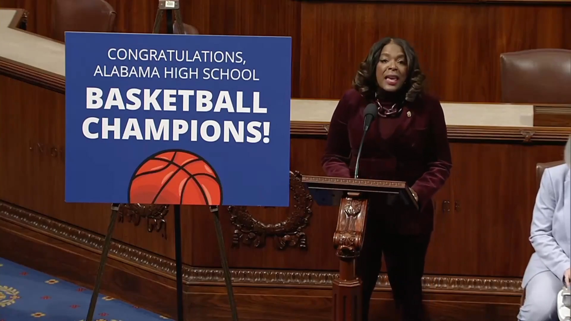 Rep. Sewell congratulates High School Basketball Champions in the 7th District