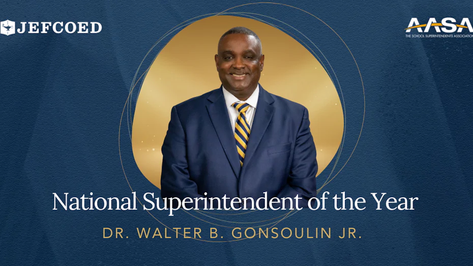 Rep. Sewell welcomes Dr. Walter Gonsoulin as National Superintendent of the Year