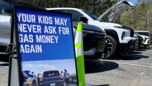 EV test drives prove educational at Little River Earth Fest