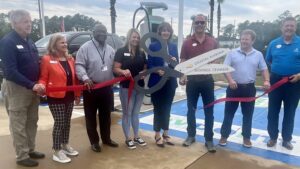 Leaders celebrate economic benefits of new EV charging station in Orange Beach