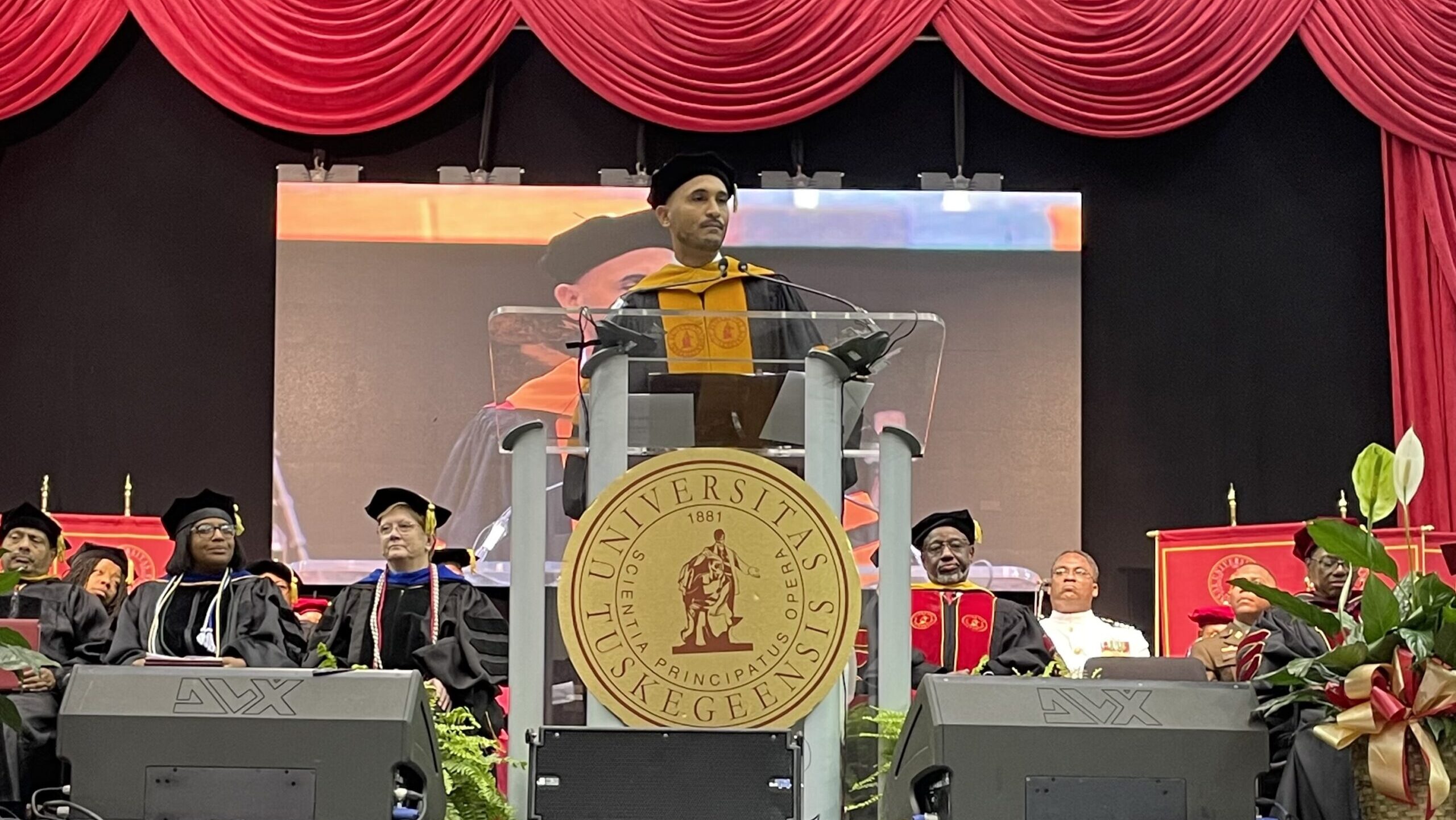 Rep. Figures defends legacy, inspires grads at Tuskegee commencement