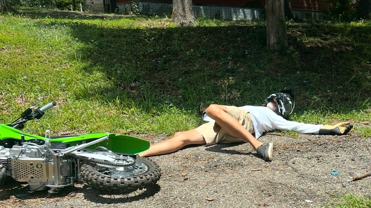 Ken McFeeters suffers dirt bike injury in attempted Tuberville callout