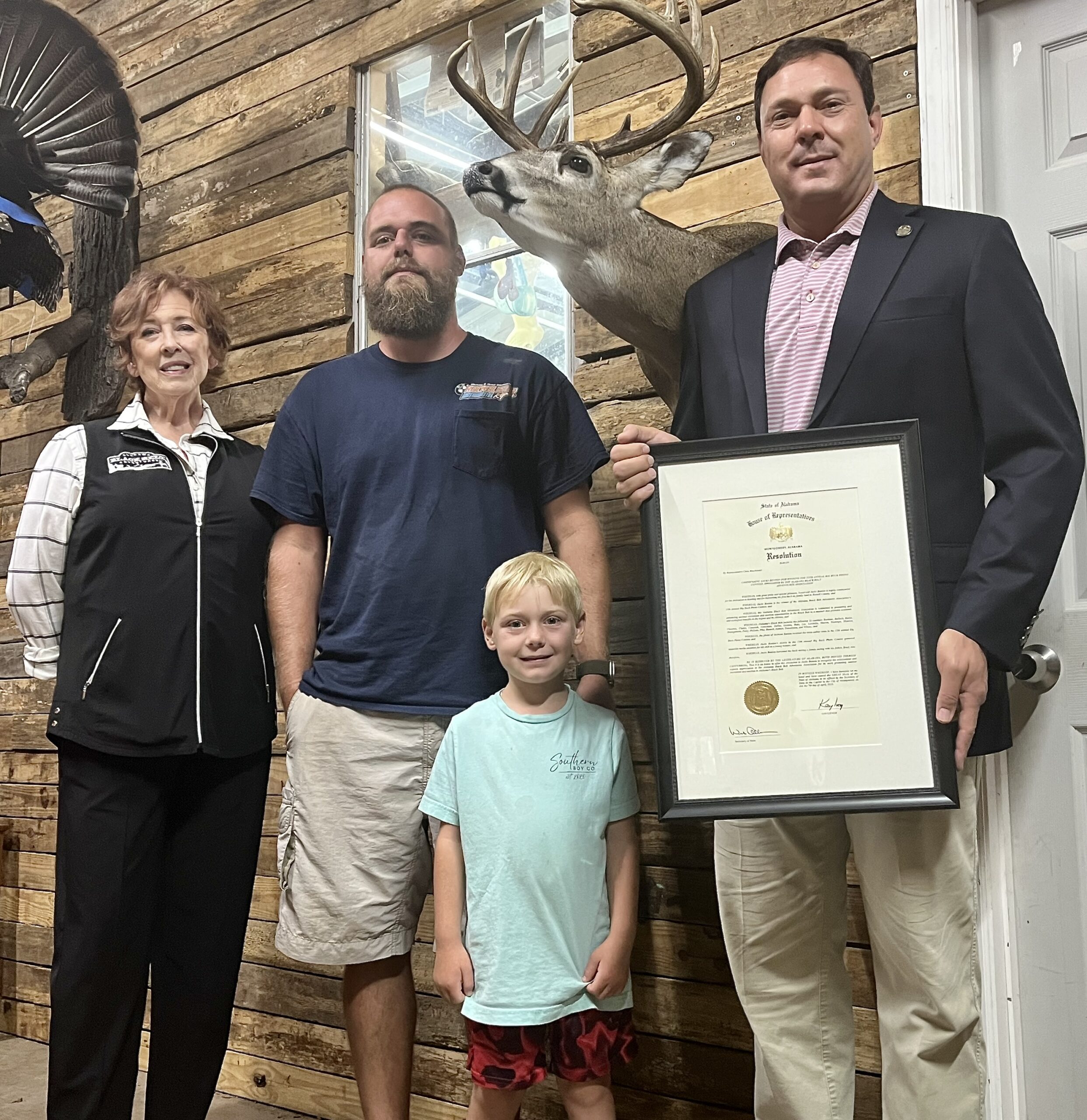 ALBBAA Big Buck Photo Contest winner honored