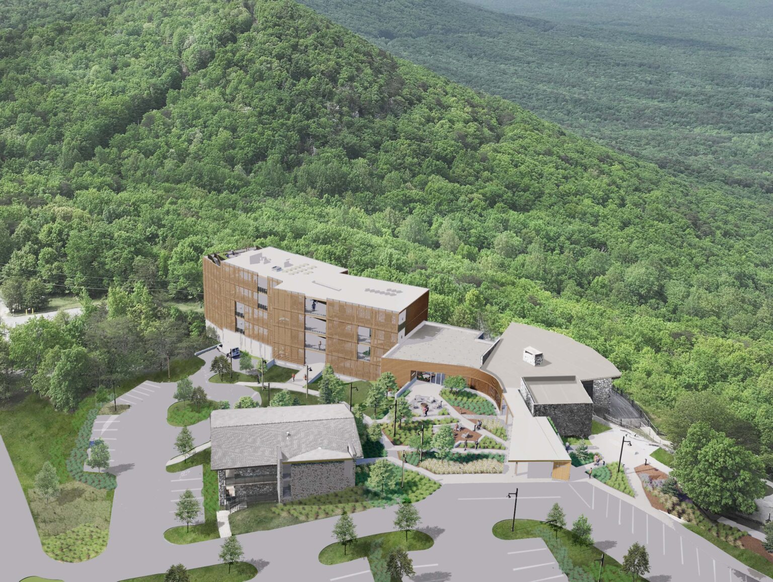 Alabama’s largest mass timber project rising at Cheaha State Park