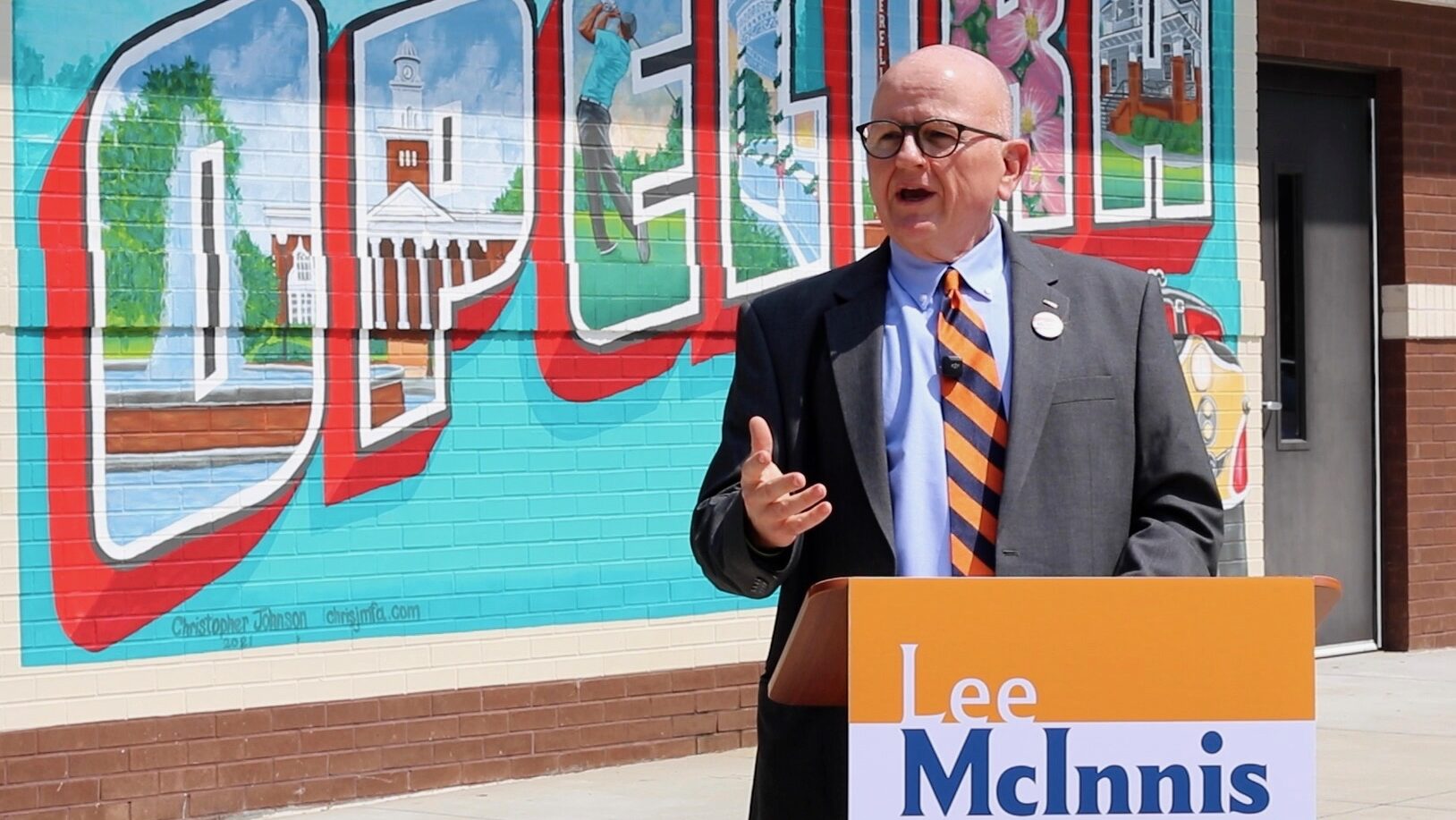 Democratic Congressional aspirant Lee McInnis explains his candidacy