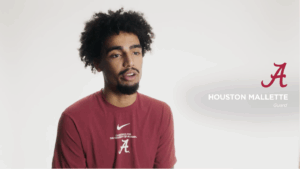 UA athletes and advocacy group team up for medical research Iron Bowl ad