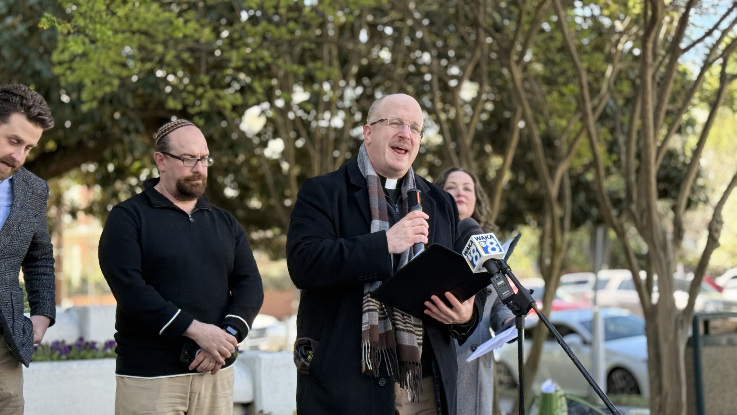 Interfaith clergy rally against bills inserting religion into schools