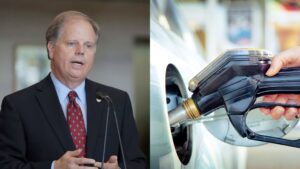 Doug Jones calls on Ivey to suspend gas tax