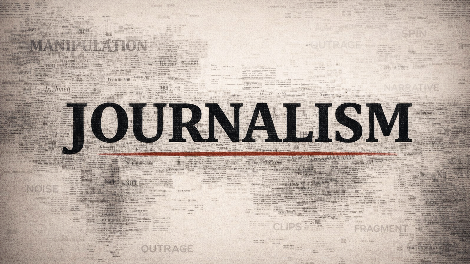 When journalism forgets its purpose