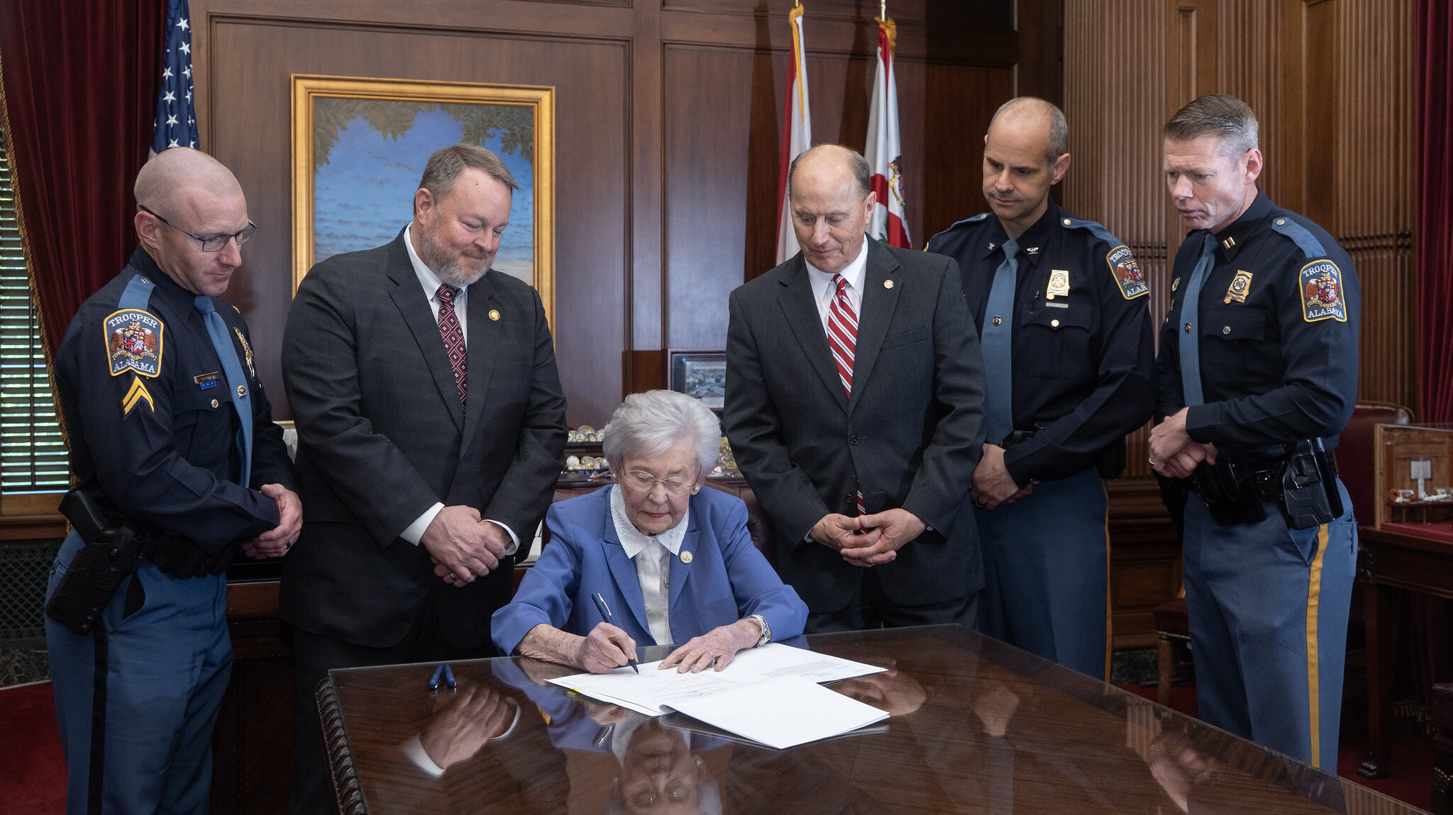 Gov. Ivey signs Alabama law enforcement safety, scholarship bills