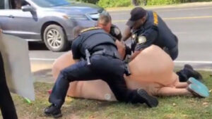 Woman arrested for wearing phallic costume to Fairhope protest acquitted