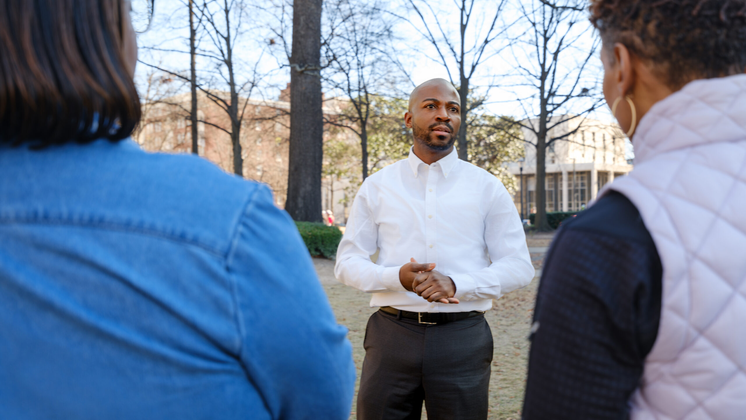Dakarai Larriett describes plans for the runoff, criticizes Everett Wess