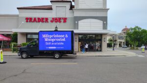 Nonprofit raises awareness about abortion pill access with Alabama billboard truck campaign