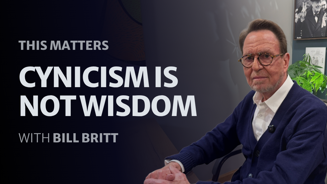 The quiet danger of cynicism