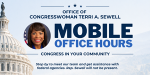 Rep. Sewell announces June 2026 Mobile Office Hours